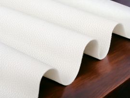 Valkoinen Bonded  keinonahka(Bonded Leather) 5-30m rulla  valkoinen